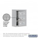 Salsbury Cell Phone Storage Locker - with Front Access Panel - 3 Door High Unit (5 Inch Deep Compartments) - 6 A Doors (5 usable) - steel - Surface Mounted - Master Keyed Locks